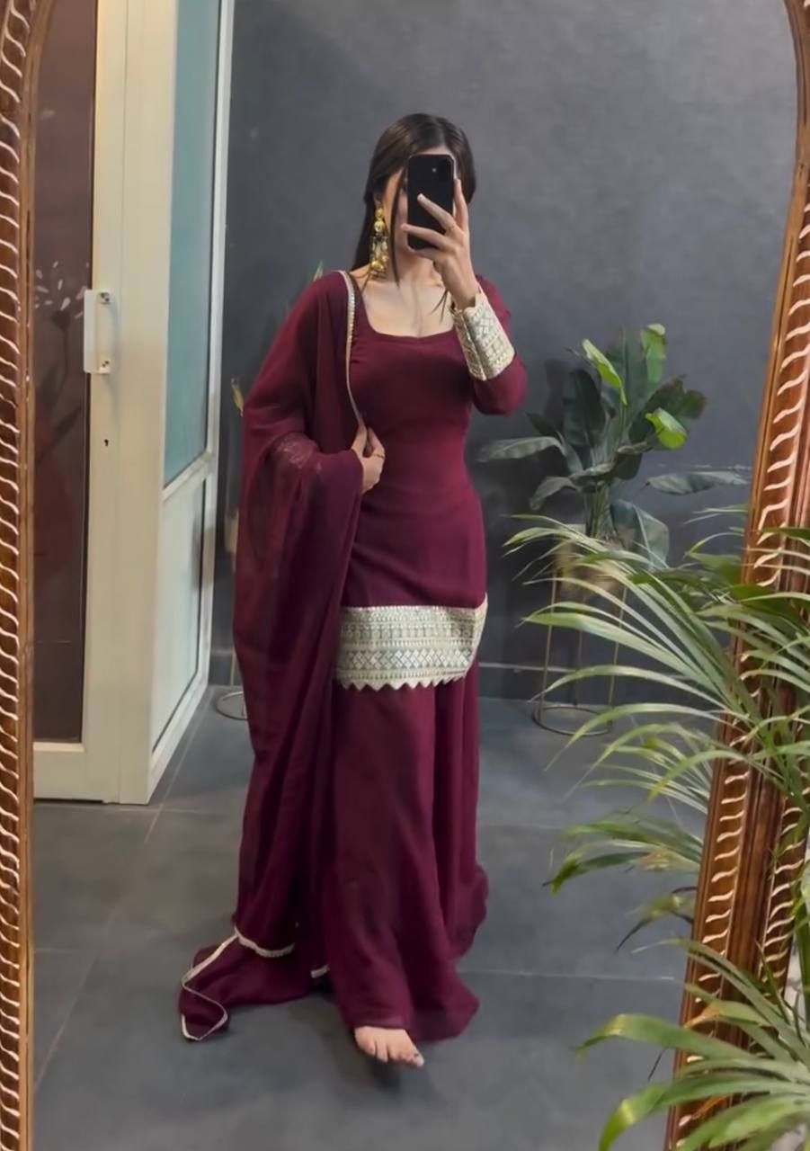 Opulent Burgundy Jewel-Tone Suit